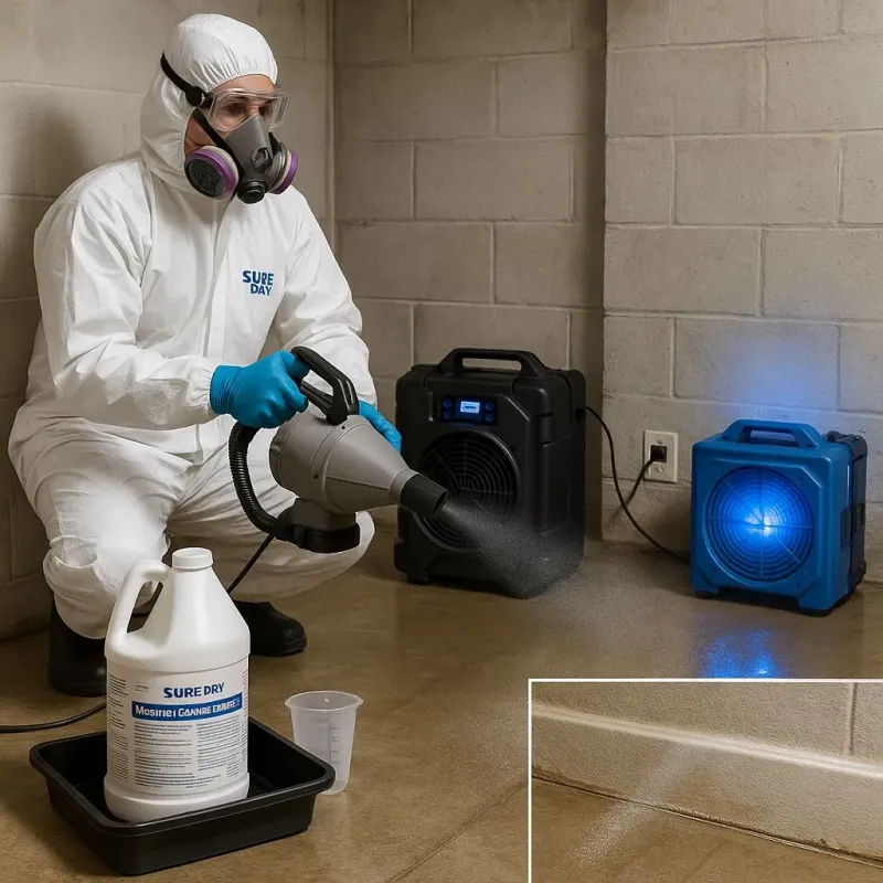 Sanitization and Odor Removal process in Los Serranos, CA