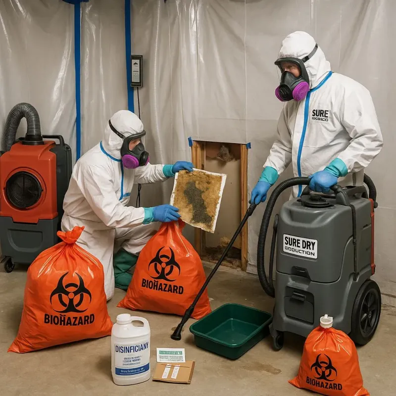 Contaminated Water Handling Protocols process in Los Serranos, CA