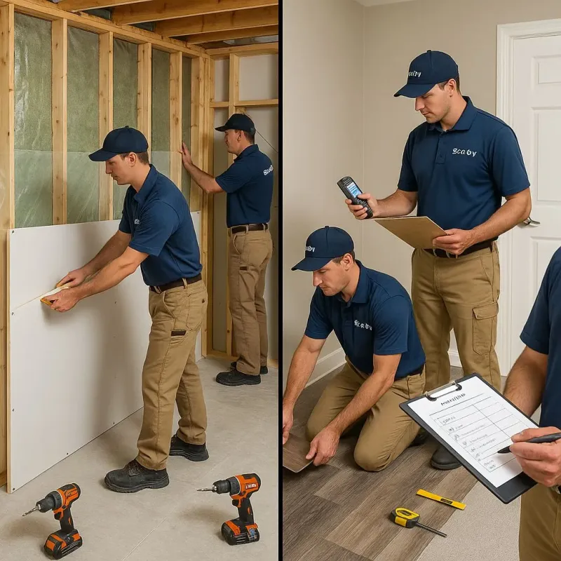 Repairs and Reconstruction process in Los Serranos, CA