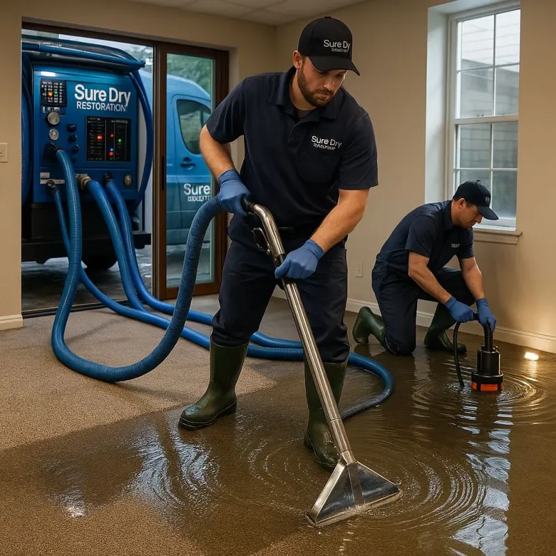 Water Extraction and Removal process in Los Serranos, CA